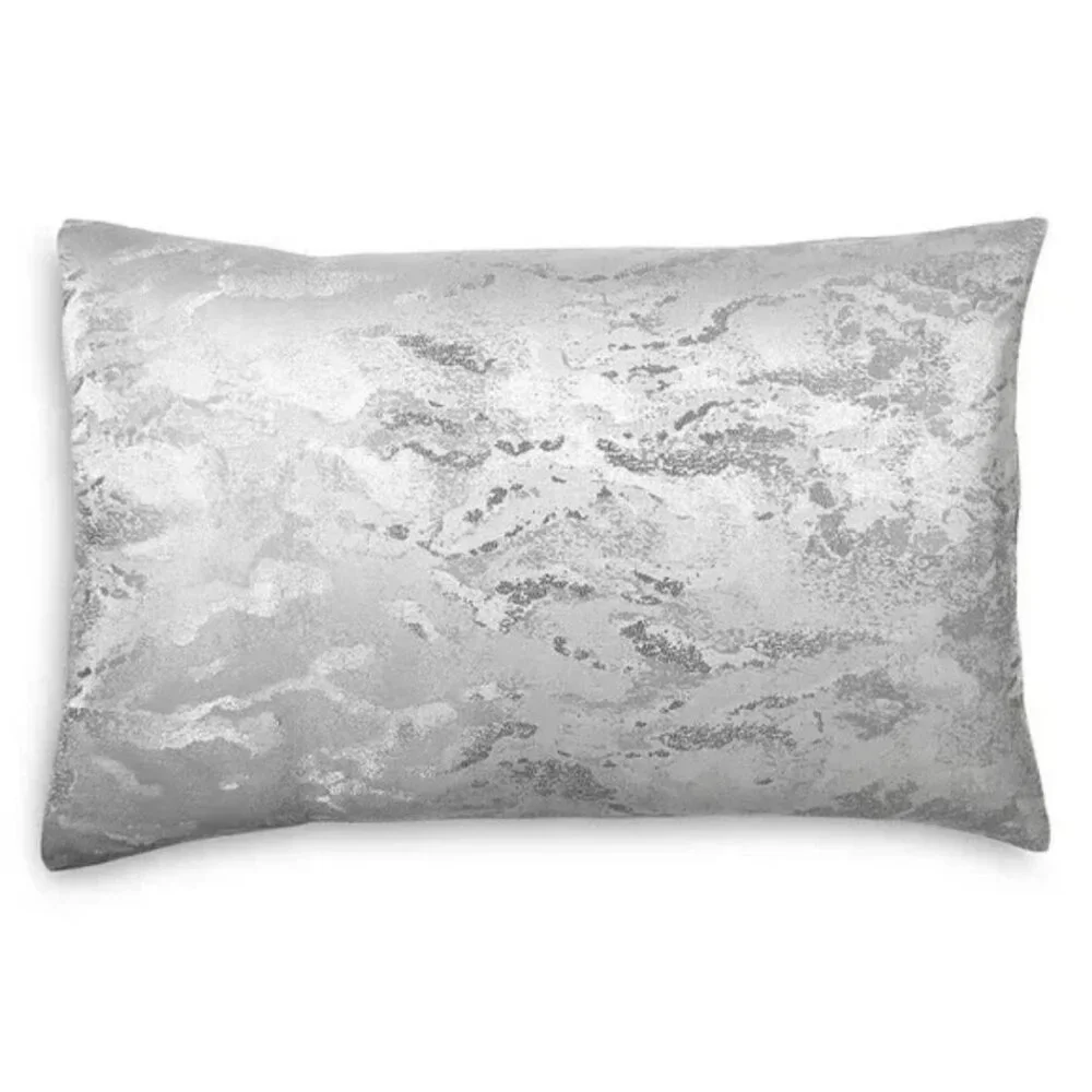 Donna Karan Collection Luna Jacquard Weave King Pillow Sham Platinum
